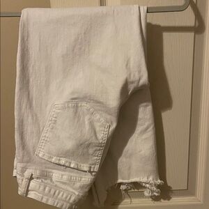YMI Ivory Denim Shorts